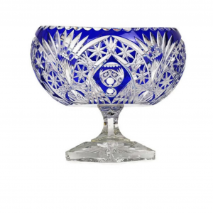 Cut to Clear Cobalt Compote