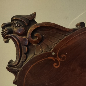 Griffin head detail