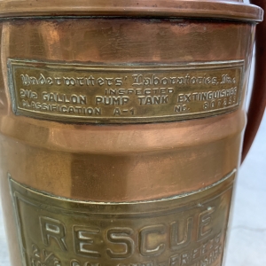 Vintage fire extinguisher