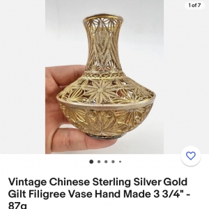 Vase Original, no patina