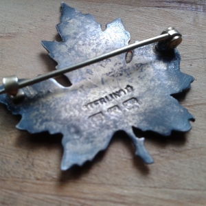 P.W. Ellis Canadian Maple Leaf Pin