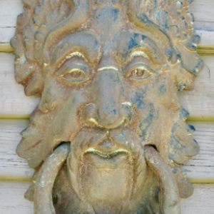 Green Man Cast Iron