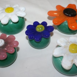 Blown glass flowers?