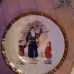 Plate with Saint Nicholas