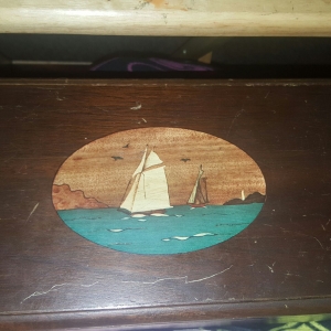 Nautical wooden box