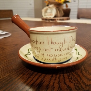 Pottery made in England I believe