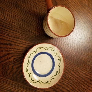 Pottery made in England I believe