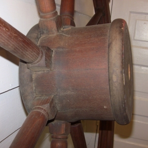 Mahogany Ship's Wheel