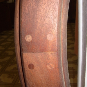 Mahogany Ship's Wheel