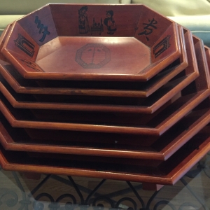 Korean serving trays