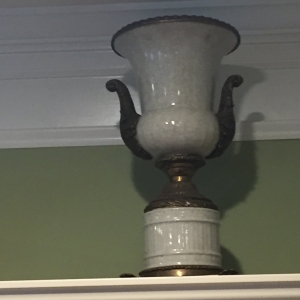 Urn - there are 2 but up too high to photograph easily