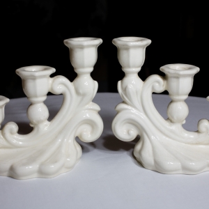 Three light candlesticks